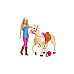 Doll Barbie Horse And Rider (fxh13)