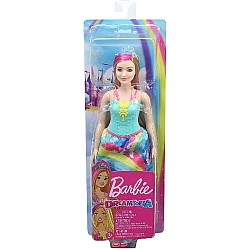 Doll Barbie Dreamtopia Princess Blue Tiara (gjk16)