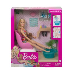 Doll Barbie Mani-pedi Spa Playset (ghn07)