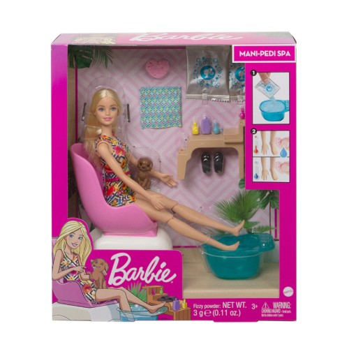 Doll Barbie Mani-pedi Spa Playset (ghn07)