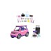 Set Barbie & Large Pink Car (gyj25)