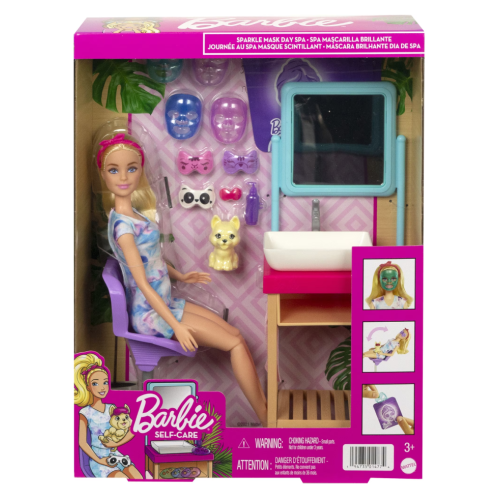 Doll Barbie Sparkle Mask Spa Day 1 (hcm82)