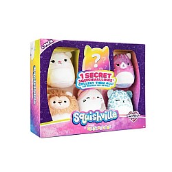 Set 6 Plus Squishville Asst S1 Purr-fect Squad 5cm