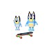 Set 2 Bluey S3 Skateboarding 7cm