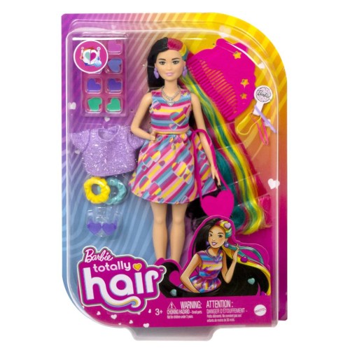 Doll Barbie Totally Hair Heart-themed (hcm90)