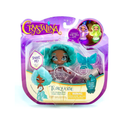 Doll Crystalina Light Up Fairies & Jewelery Turquoise