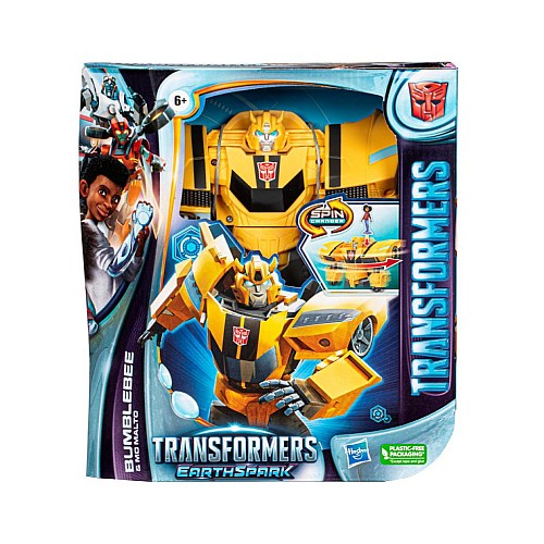 Transformers Earthspark Spin Changer Bumblebee Mo Malto (f7662)