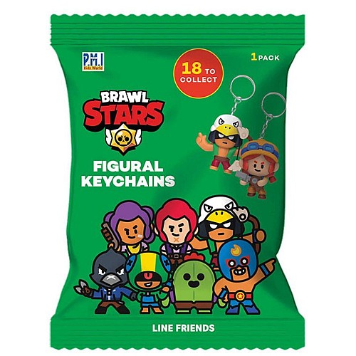Keychain Random P.m.i. Brawl Stars 1 Pack (s1) (brw8010)