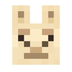 Minecraft Mob Head Minis White Llama Hjv19