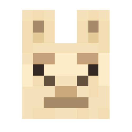 Minecraft Mob Head Minis White Llama Hjv19