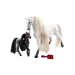 Set Royal Breeds Kiss 'n Nuzzle Appaloosa & Foal (85004a)