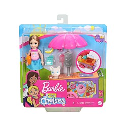 Set Doll Barbie Club Chelsea & Snack Cart (ghv76)