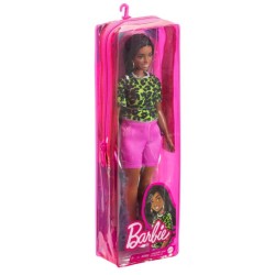 Doll Barbie Fashionistas Long Brunette Braids With Dark Skin (gyb00)