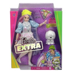 Doll Barbie Extra Shimmer Look & Pet Puppy (gvr05)