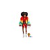 Doll Barbie Extra Dark Skin & Rainbow Coat (gvr04)