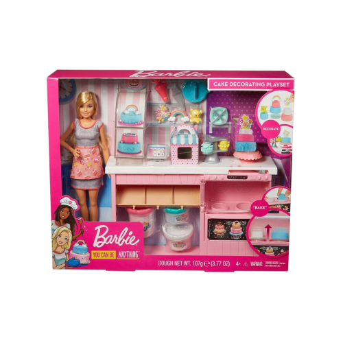 Doll Barbie & Cake Decorating Set (gfp59)