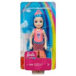 Doll Barbie Dreamtopia Chelsea Blue Hair 13cm (gjj94)
