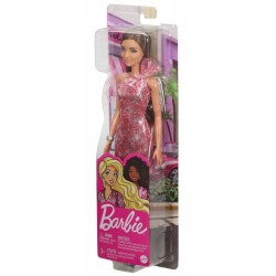 Doll Barbie Glitz Outfits & Brown Hair (grb33)