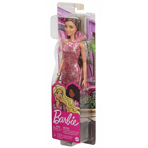 Doll Barbie Glitz Outfits & Brown Hair (grb33)
