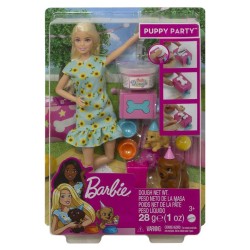 Doll Barbie & Puppy Party Set (gxv75)