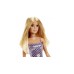Doll Barbie Glitz Outfits Brown Hair & Purple Dress (hjr93)