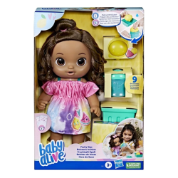 Doll Baby Alive Fruity Sips Lemon Brunette Hair (f7357)
