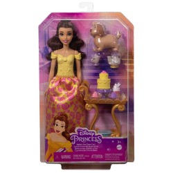 Doll Disney Barbie Princess Belles Tea Time Cart (hlw20)