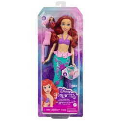 Doll Disney Barbie Princess Color Splash Ariel Mermaid (hlw00)