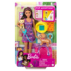 Doll Barbie & Pup Adoption Set (hkd86)