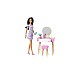 Set Barbie Furniture & Accessory Vanity Theme (hjv35)