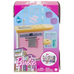 Set Barbie Furniture & Accessory Dishwasher Theme (hjv34)