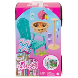 Set Barbie Furniture & Accessory Backyard Patio (hjv33)