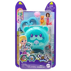 Set Polly Pocket Mini Pet Connects - Otter Compact (hkv48)