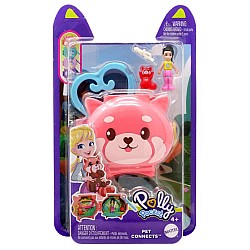 Set Polly Pocket Mini Pet Connects Fox Compact (hkv49)