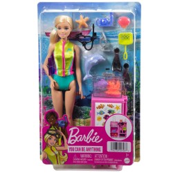 Doll Barbie Marine Biologist Blonde Hair (hmh26)