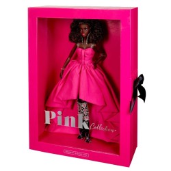 Doll Barbie Signature Pink Collection Deluxe Dark Skin (hbx96)