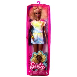 Doll Barbie Fashionistas Blonde African American With Side Puffs Tall Dark Skin (hbv14)