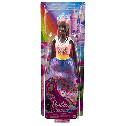 Doll Barbie Dreamtopia Princess Dark Skin & Light-pink Hair (hgr14)
