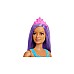 Doll Barbie Dreamtopia Princess Curvy With Purple Hair (hgr17)