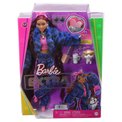 Doll Barbie Extra Blue Leopard Track Suit (hhn09)