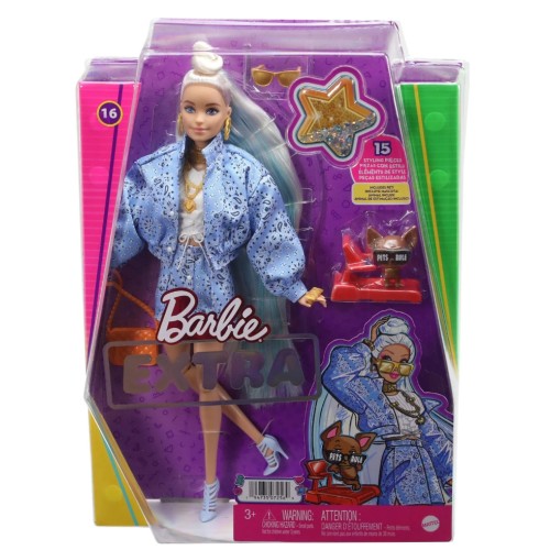 Doll Barbie Extra Blonde With Bandana (hhn08)