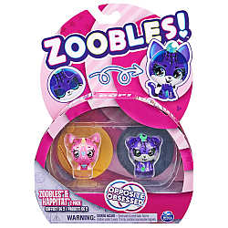 Spin Master Zoobles Happitat Opposite Obsessed Sweet Unicorn Spooky Tiger (2pack) (20135096)
