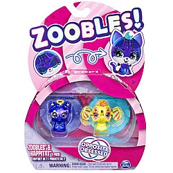 Spin Master Zoobles Happitat Opposite Obsessed Starlight Llama Sunshine Elephant (2pack) (20135094)