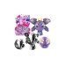 Spin Master Zoobles Happitat Opposite Obsessed Butterfly Black White Fox (2pack) (20135095)