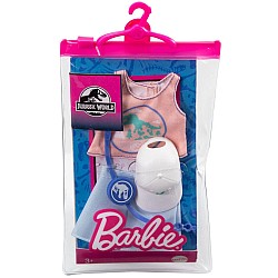 Set Barbie Fashion Jurassic World With Hat (grd46)