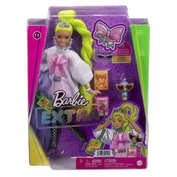 Doll Barbie Extra Neon Green Hair (hdj44)