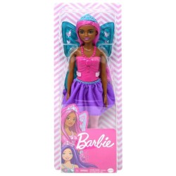 Doll Barbie Fairy Ballet Dancer Purple Hair Dark Skin (gxd60)
