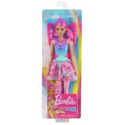 Doll Barbie Dreamtopia Pink Hair Fairy (gjj99)