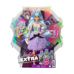 Doll Barbie Extra Blue Hair Deluxe & Accessories (gyj69)