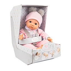 Doll Tiny Treasures Pink Pom Pom W. Blond Hair (30168)